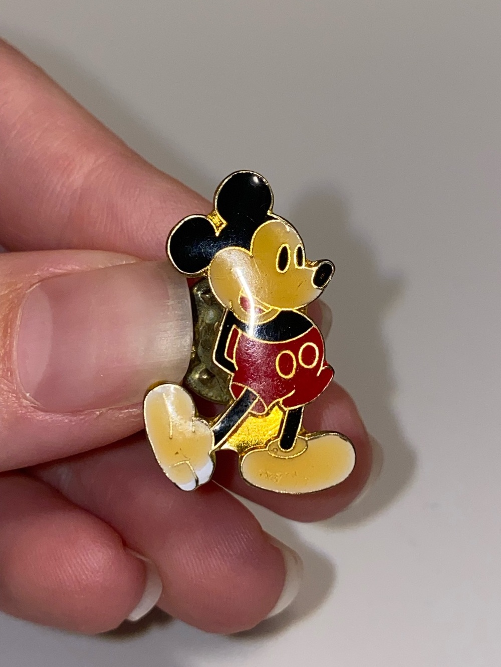 Vintage Mickey Mouse Enamel Pin